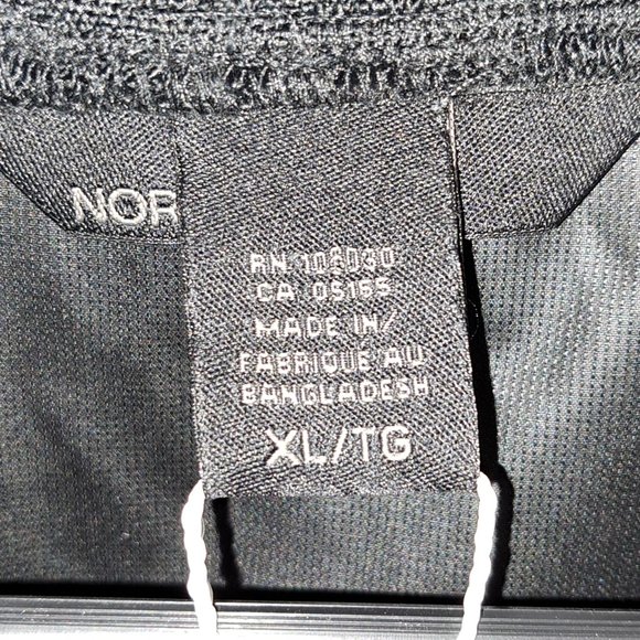 North End 88132 Men's Golf Unlined V-neck Wind Shirt/Windbreaker NWT,XL,Black - Picture 9 of 14